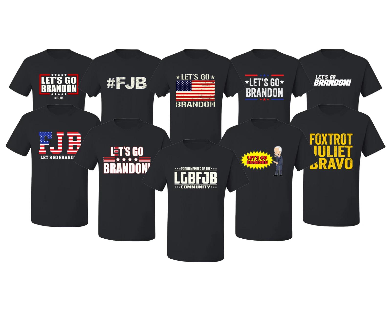 Lets Go Brandon FJB Joe Biden Politics Collection  Shirt Unisex Graphic T XL