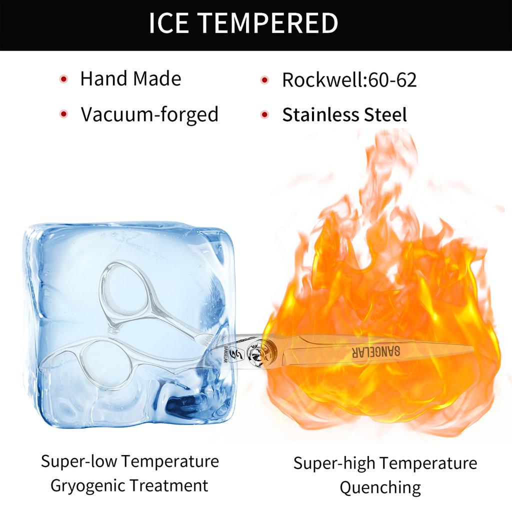 Sangelar 6 inch Professional Razor Edge Series Hair Cutting Scissor, Barber Hair Cutting & Thinning Shears for Men/Women/Kids/Salon & Home