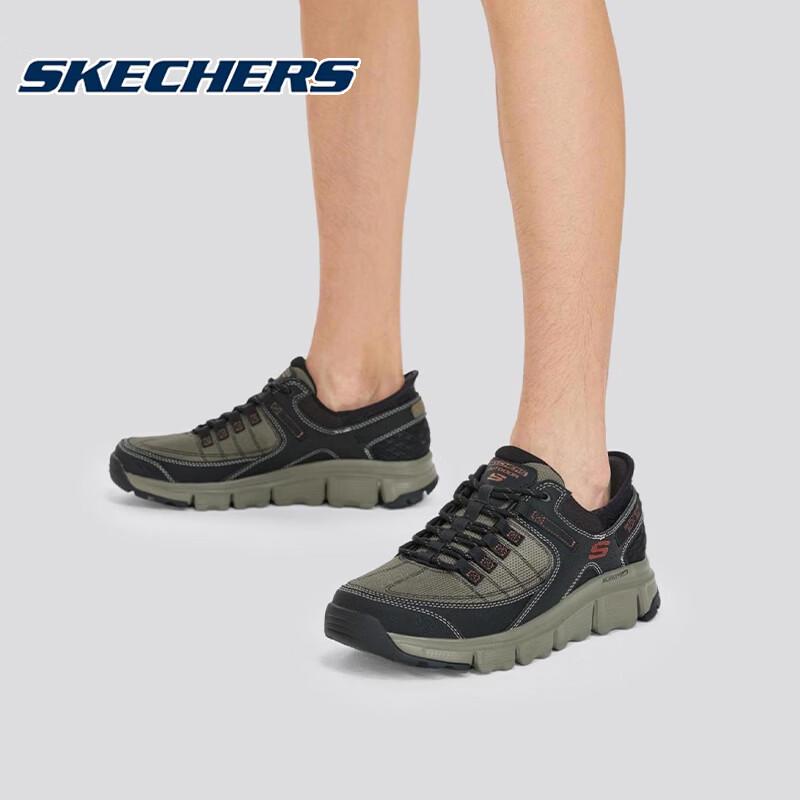 

Skechers Men s Outdoor Hiking Slip-on Shoes EU 39