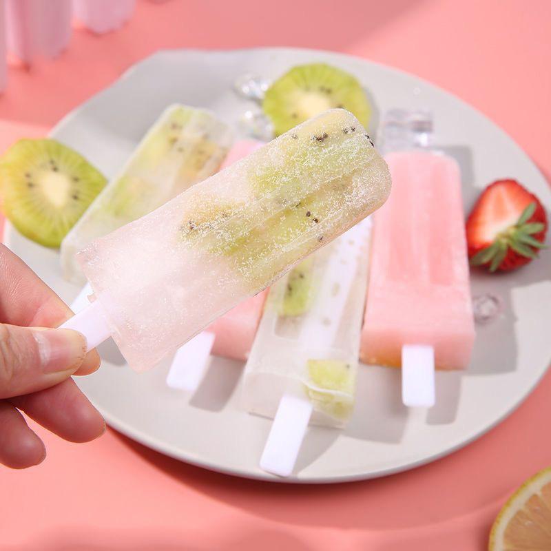 4 Cell Ice Cream Popsicle Mold Diy Ice Cream Machine Homemade Ice Box Summer Children Ice-Lolly Mold Ice Tray Kitchen Gadgets