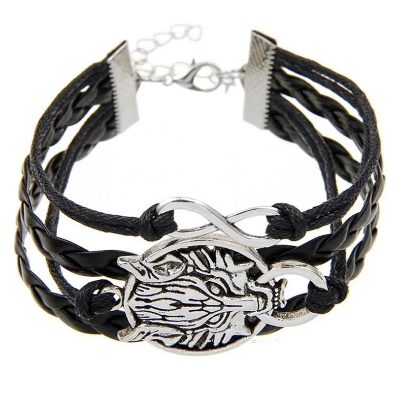 Designer Charms For Bracelets Fashion Unisex Cool Wolf Multilayer Bangles Bracelet Jewelry Gifts Bracelets For Women Luxury