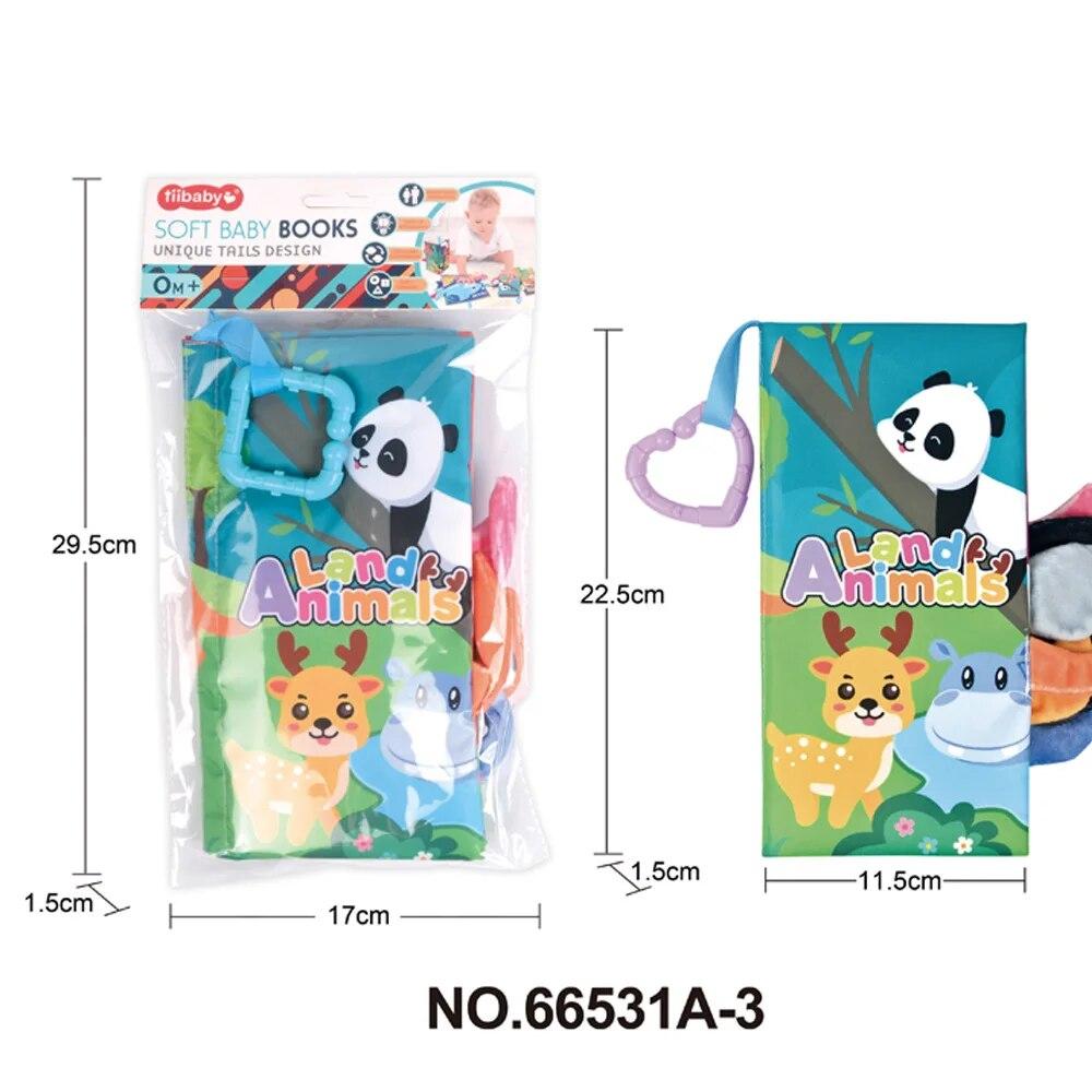 

Тканевая книжка с картинками Senzory Tail для детей 0–1 лет, детская ранняя стимуляция, мультисенсорная коляска для детей 1, 2, 3–12 месяцев