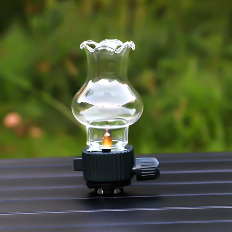 Portable Butane Gas Light,Suitable For Camping,Fishing And Picnic,Compact Outdoor Candle Light With Night Lighting 1Pc