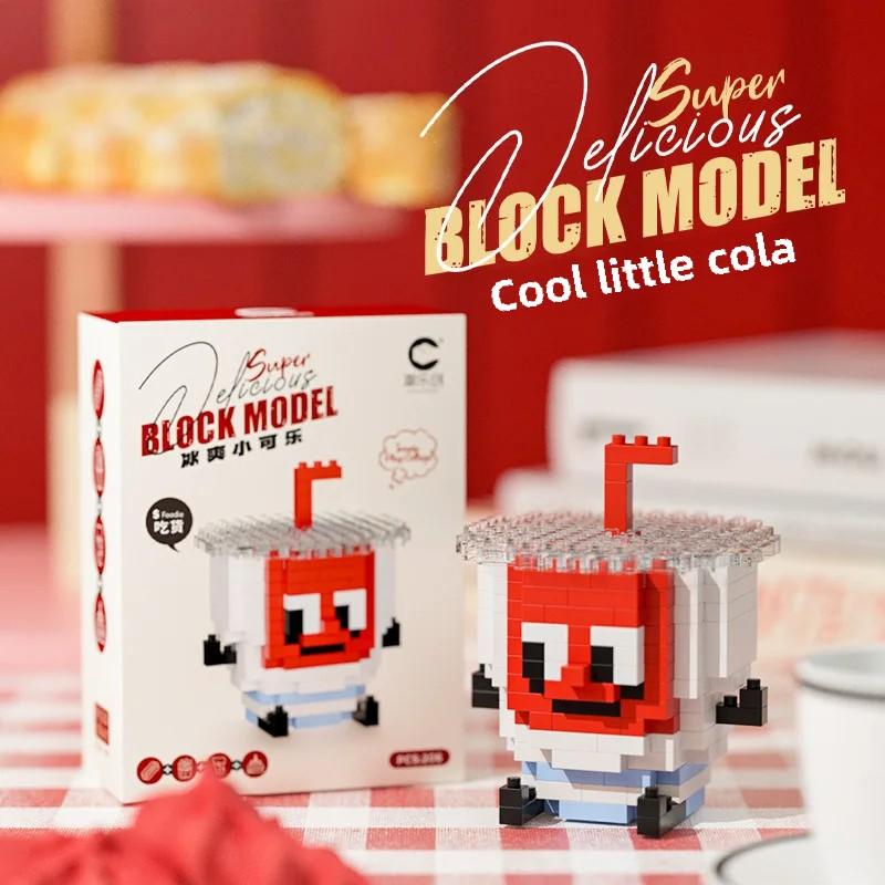 

Міні-їжа Модель Будівельні блоки для дітей Креативний експерт Гамбургер Картопля фрі Цеглинки Навчальні збірні іграшки Орнамент для робочого столу NOT BOX