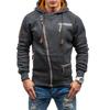 Herren Cationic Fleece Hoodie mit Seitenreißverschluss, personalisierbar