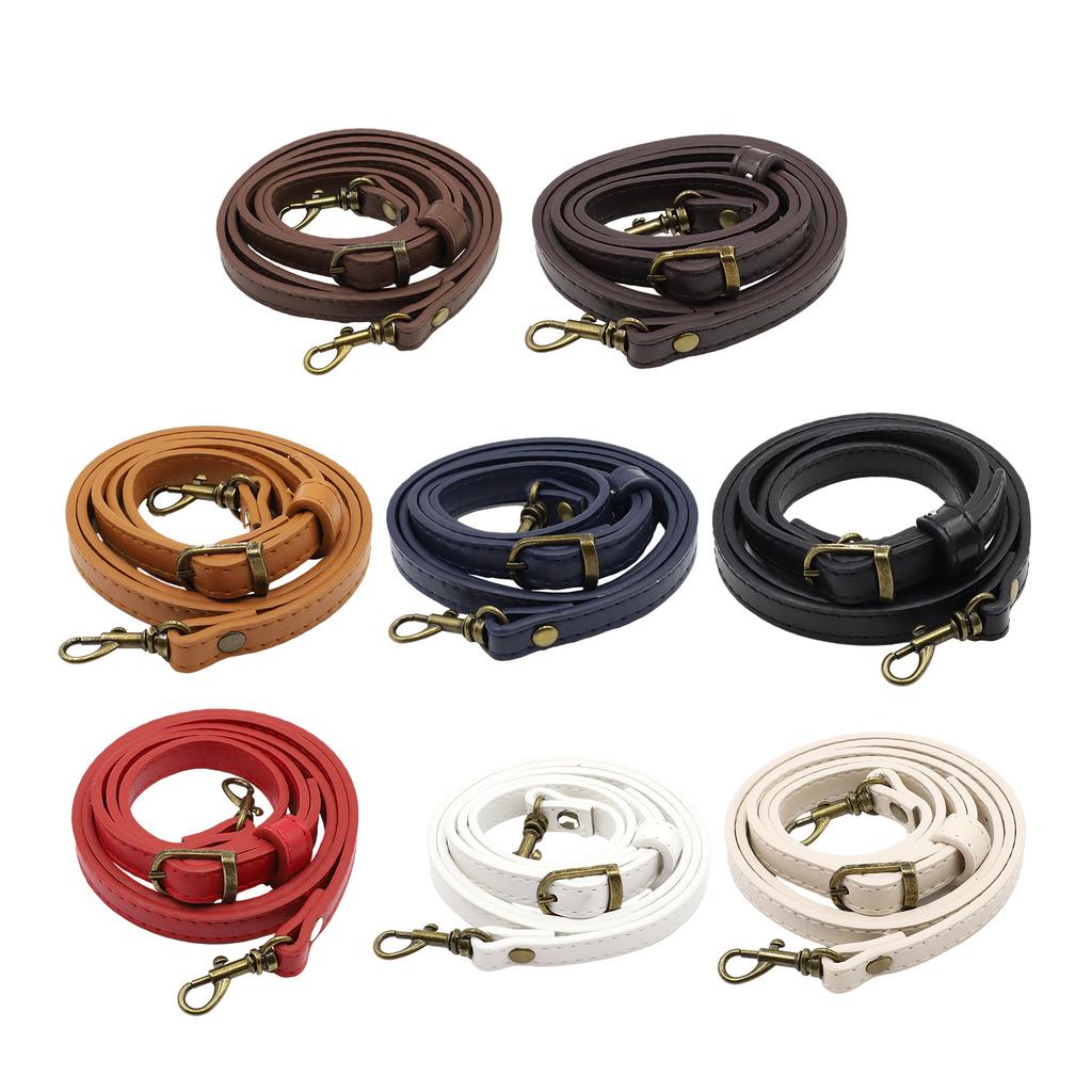 Axelremsrem 105-120cm Crossbody-väska PU-bälte Ersättning DIY Damplånbok Handgjorda Väskaccessoarer för Kvinnor Flicka