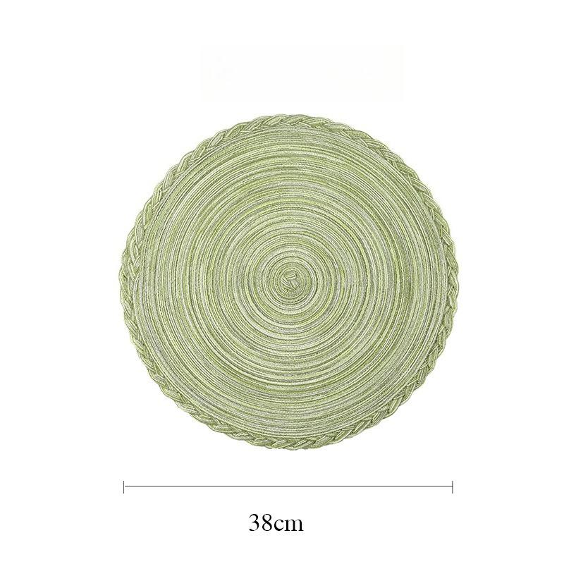 Simple placemat Thermal insulation and waterproof restaurant table mat Household cup mat Bowl mat Anti-scalding pot mat