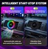 Universal Car Air Vent Freshener LED Rhythm Light RGB Sound Pickup Lamp Auto Start Stop Smart Aromatherapy Diffuser Car Interior Styling Accessories