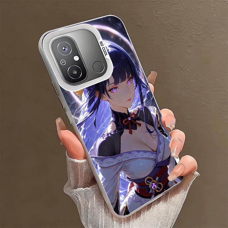 Genshin Impact Raiden Shogun Soft Phone Case for Xiaomi Redmi 15C 15 14C 13C 12C Poco X5 X6 X7 Pro X3 F8 F7 Ultra M8 13 12 Cover
