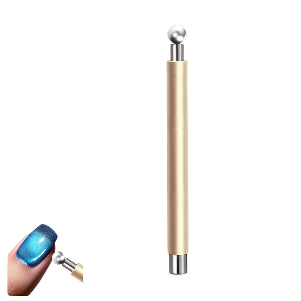1Pc Cat Eye Nail Magnet Tool Set, French Tips Cat Eye Heart Magnets Nail Magnet Stick Cat Eye Gel Polish Magnets Tools Manicure