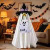 Talos Halloween Ghost Goose Costume, Wizard Hat, Cape, Pumpkin Candy Bag, Outdoor Yard Decoration for Statue or Garden Display