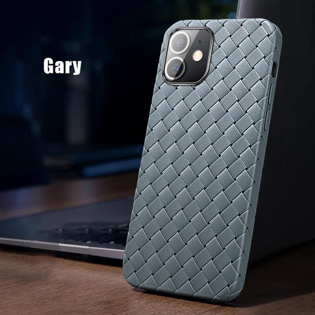 Atmungsaktive Silikon-Telefonhülle für iPhone 14 Pro Max 14pro 13 12 Mini 11 Xr Xs X 6s 7 8 Plus Max Weiche Bv Webmuster-Tpu-Abdeckung