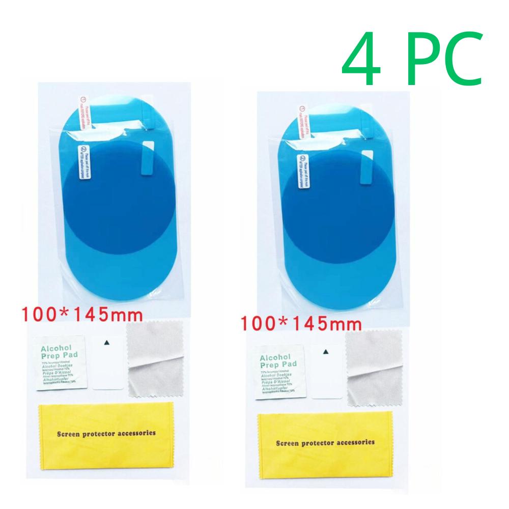 

4-слойная нано-пленка для зеркал с защитой от дождя 145x100 мм Зеркало заднего вида автомобиля HD Гидрофобная защита 2 шт. 4 PC Mirror Film, 100x140 чистый