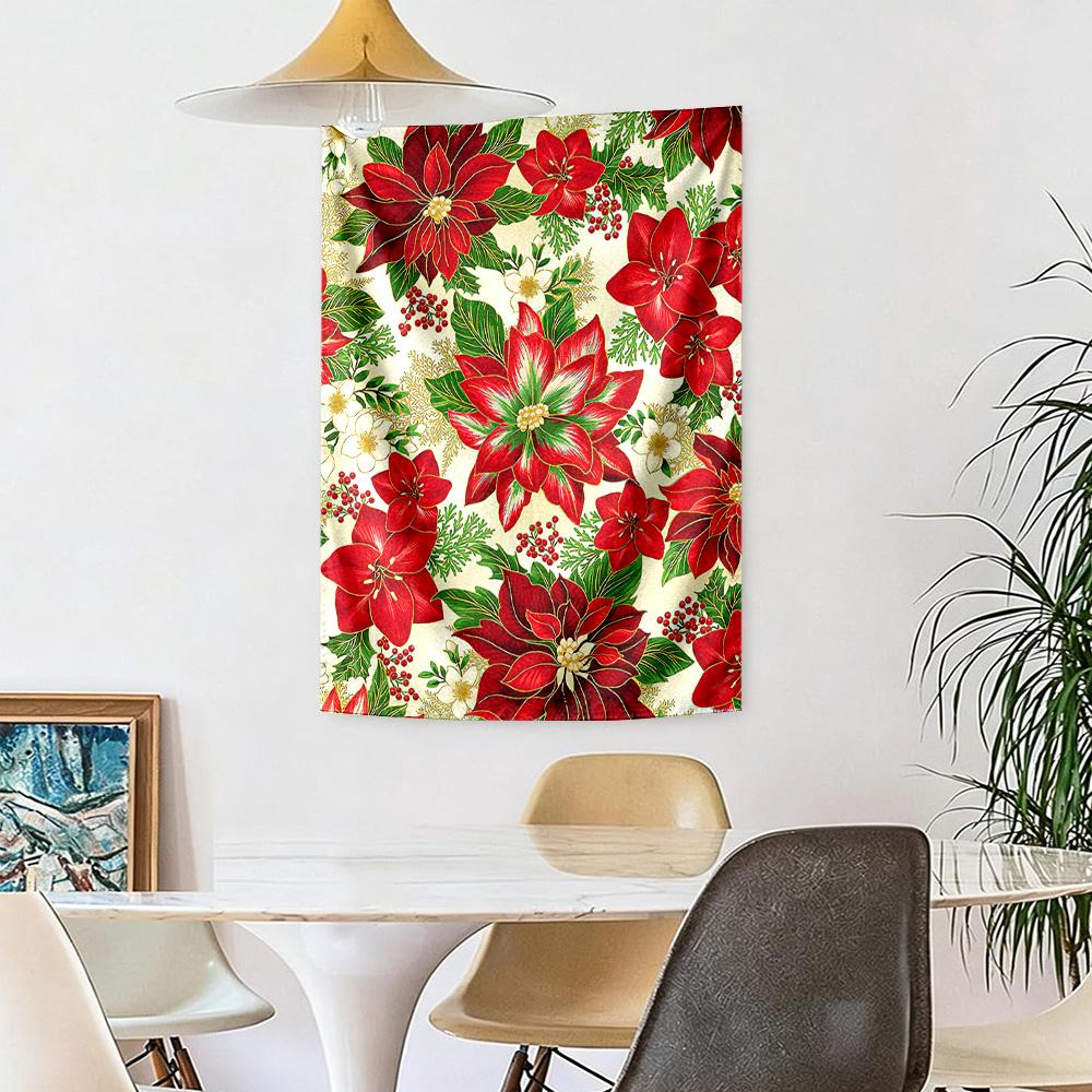 Christmas Wall Decor Tapestry Art For Pet Memorial Birthdaywedding Party Backdrop Family Gift