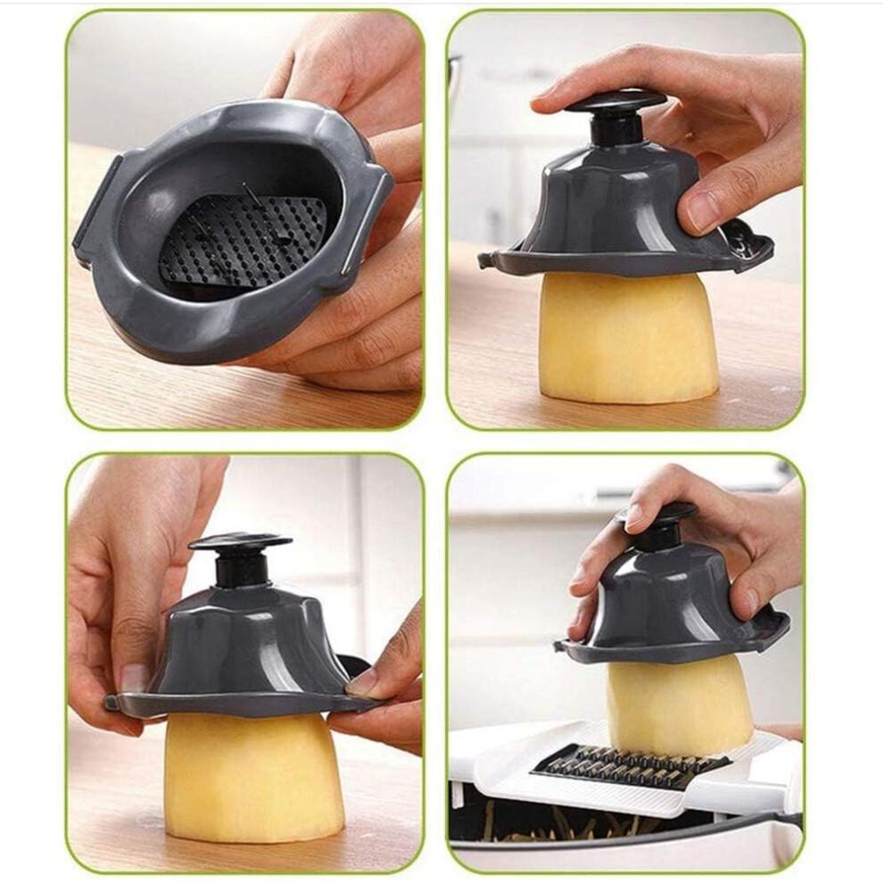 Innovative Drainage Feature, Portable Slicer For Quick Vegetable Washing, Mandoline Slicer With High-Quality Materials And Large Capacity,
