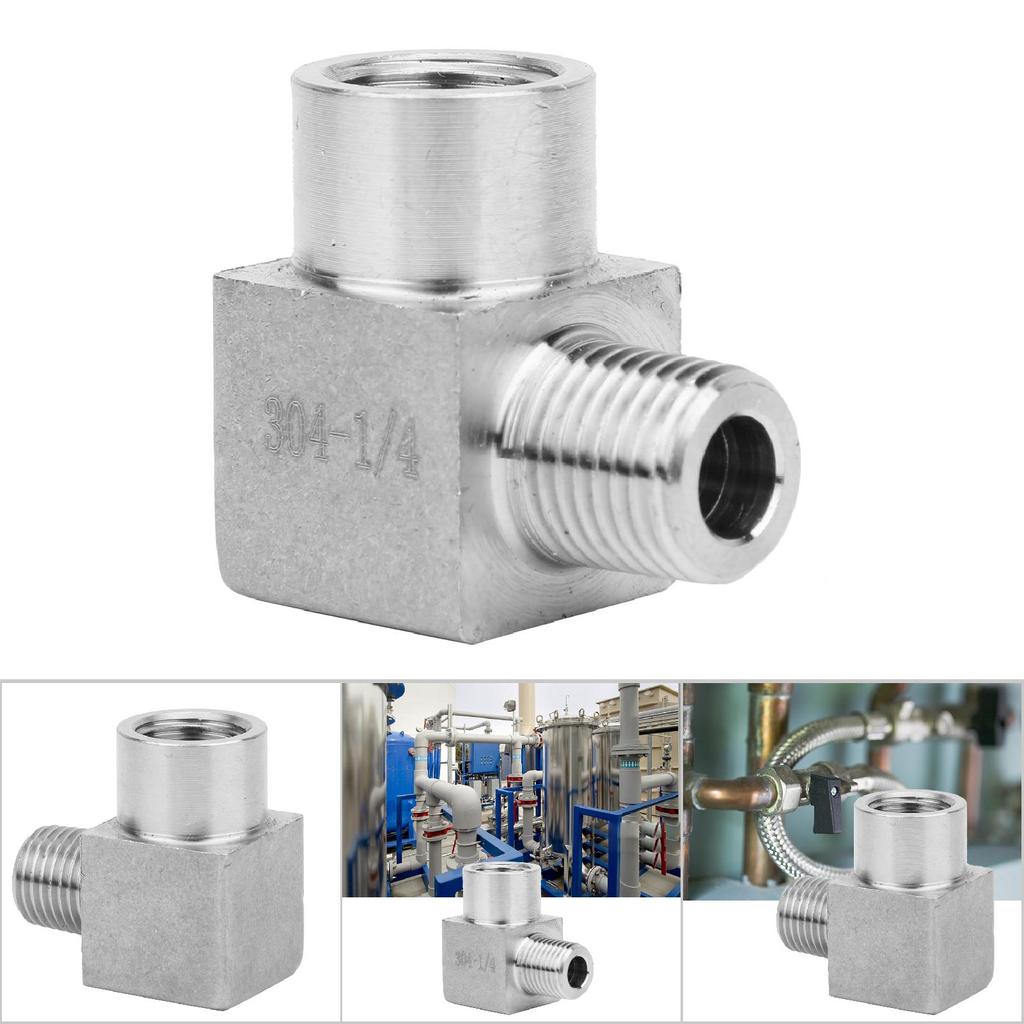 BSPP Female To Male Thrd Elbow Connector Pipe Fitting Adapter Quick Connector for Oil