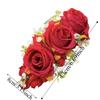Hair Accessories Sweet Flowers Hairpin Rose Floral Headwear Rose Hair Comb Plastic Thai Style Chignon Hair Clips Bride