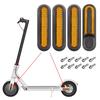 Electric Scooters Front Fork Decorative Cover Scooters Side Reflective Strap Sticker Safety Decoration Night Reflector