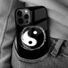 Tai chi Yin Yang Soft Phone Case for iPhone 17 Air 16e Pro max 15 Pro 13 14 Plus 11 12 MagSafe Magnetic Coque
