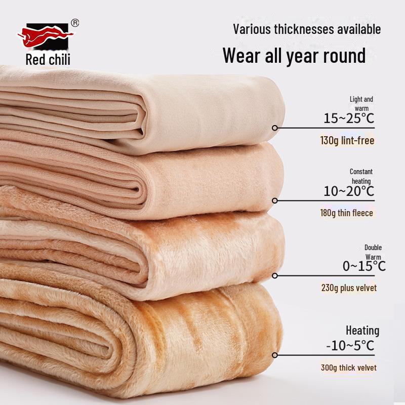 Black Double-Layered Natural Nude Plus Velvet Thickened Pantyhose Leggings for Autumn/Winter