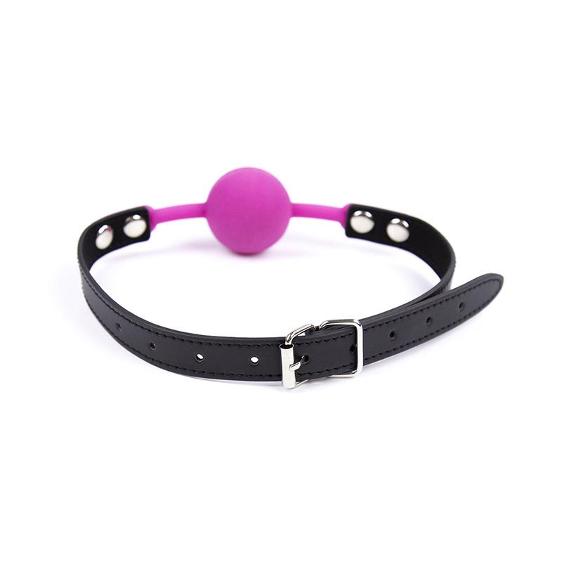 Manyjoy Uprząż Miękki Silikon/Plastik Gag Ball Gag Otwarty Pysk Bondage Niewolnik Ograniczenie Ust Dorosła Zabawka Seksualna Egzotyczne Akcesorium
