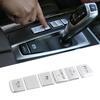 Silver Driving Mode Button Sticker Trim For BMW FOR X5 X6 F15 F16 2014-2018 LHD Button Switch Button Decoration