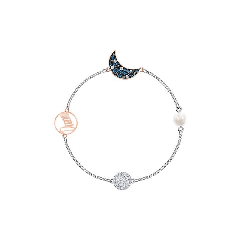 Swarovski Remix Invisible Magnetic Clasp Bracelet Women bracelets 5509664+5490934+5509672 Box (Random Color),S