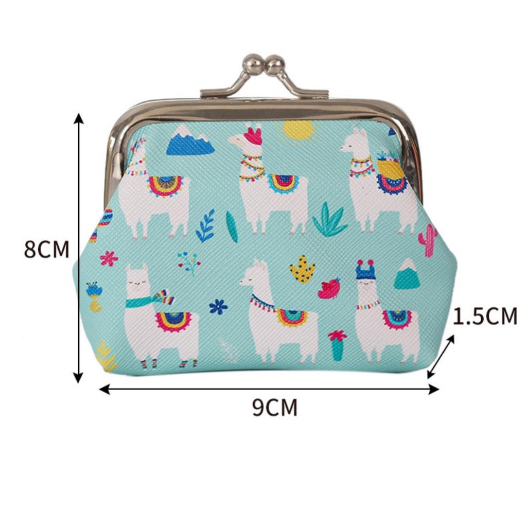 Color Sheep Pattern Coin Purse Cute Buckle Wallet Girls Money Bag Children Small Pouch Key Pockets Mini Card Holder Wallets