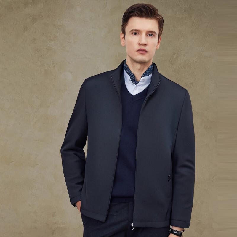 

Shanshan Men s Stand Collar Windproof Casual Jacket L