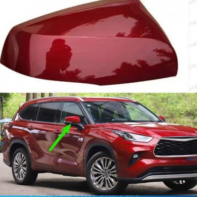 Red RIGHT Passenger Side Mirror Cover for Toyota Highlander ~ Rearview