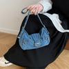 Vintage Denim Hand Bag Women's One-Shoulder Underarm Bag