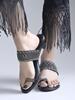 Shoetopia Damen Stilvolle Komfort Sandalen | Offene Zehenpartie zum Hineinschlüpfen Lässige Ethnische Tägliche Tragesandalen für Damen & Mädchen