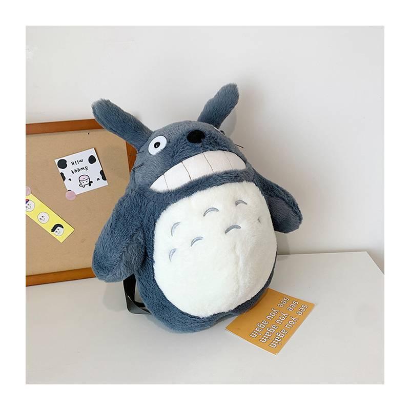 Cute Plush Cartoon Backpack For Girls, Large Size With Lovely Double-shoulder Dragon Cat Design