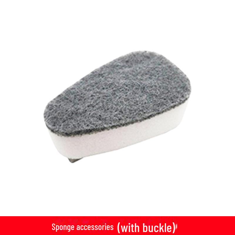 Long-Handled Kitchen Dish Brush with Sponge and Liquid Dispenser