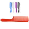 Comb Hair Plastic Curved Detangling Haircutting Combs Fine Teeth for Salon Household Barber