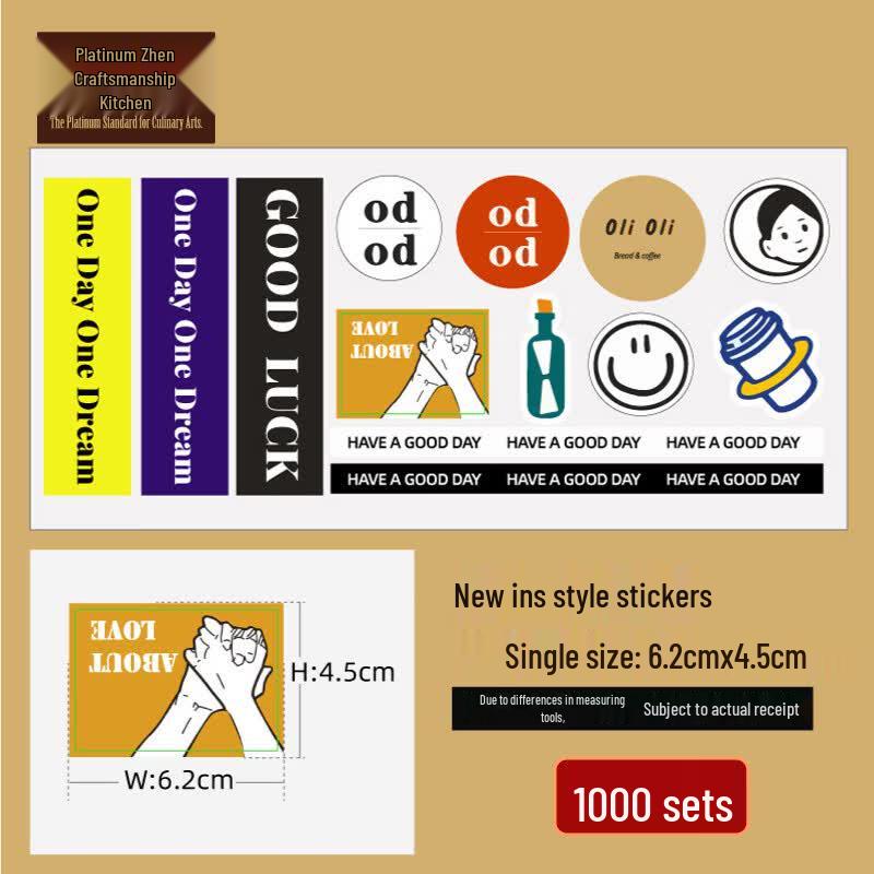 90mm Disposable Transparent Plastic Cups with Stickers