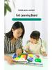Filz Montessori Busy Board: DIY Lernspielzeug für Kinder - Anzieh- & Lernaktivitäten