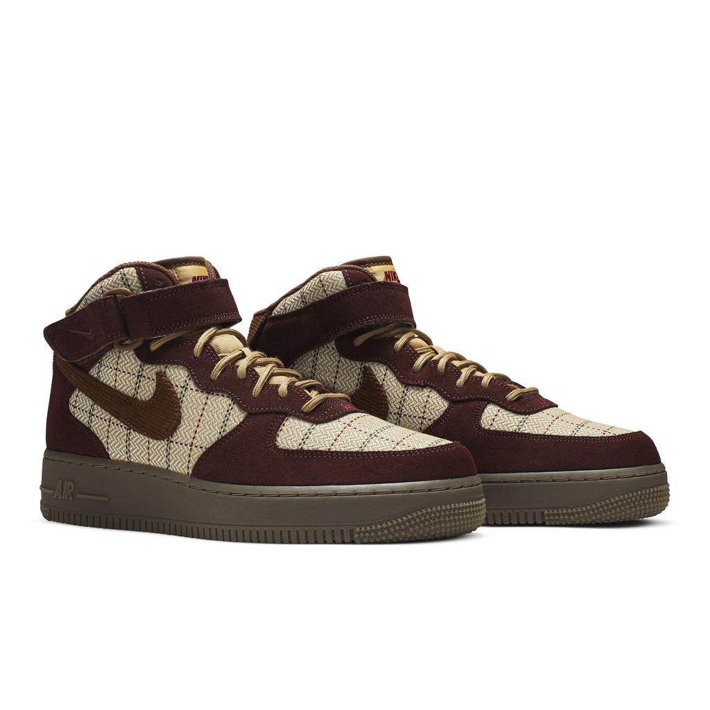 Nike Air Force 1 Mid '07 LV8 'Gum Dark Brown' (Unisex) Gum Dark Brown / Bronze Eclipse / Light British Tan / Noble Red Skateboard Shoes CT1206 900