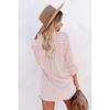 Women Striped Button Down Shirt Casual Loose Pocket Blouse Long Sleeve Top