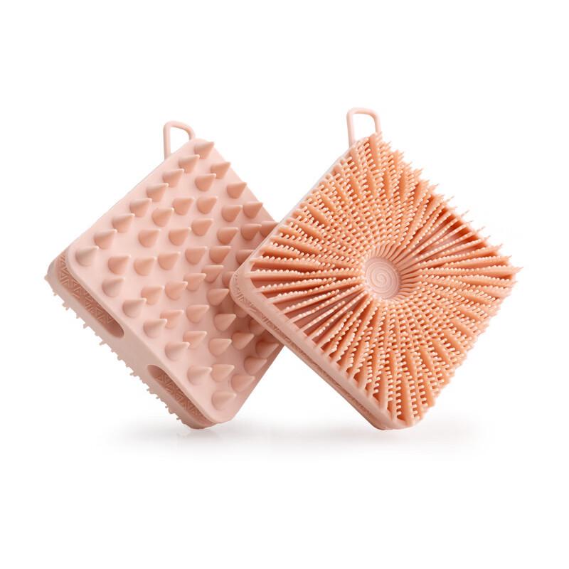 Ally Silicone Bath & Massage Brush (2-Pack)