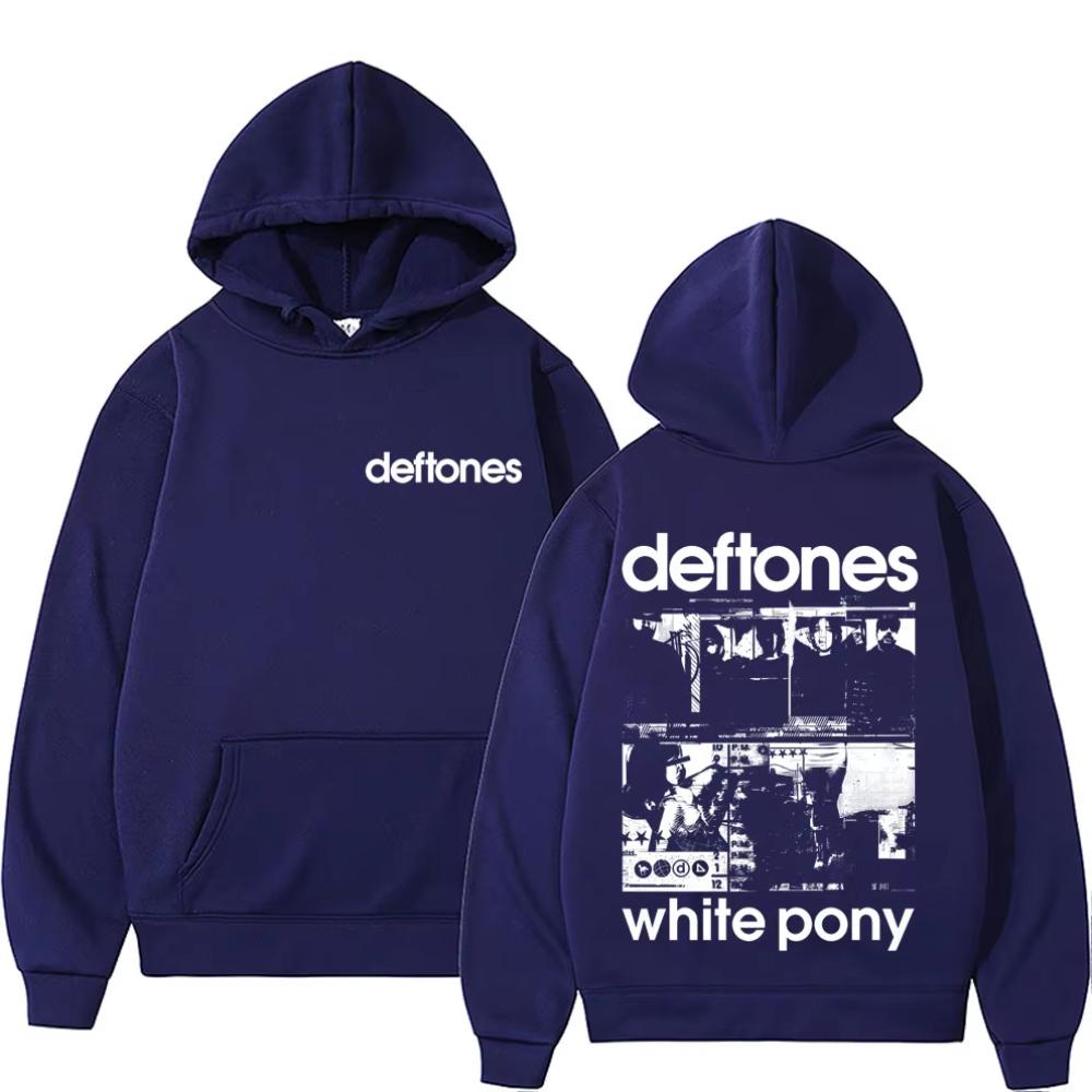 Rock Band Deftones White Pony Grafik Hoodies Herren Damen Alternative Heavy Metal Oversized Streetwear Männliche Mode Hoodie