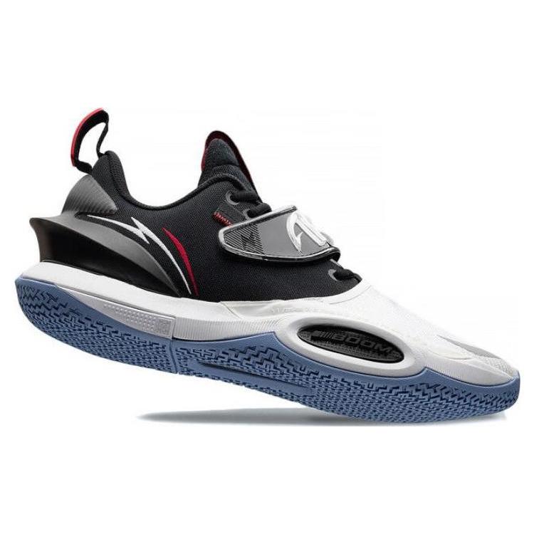 New LiNing All City 10 V2 ' Announcement ' Durable Breathable Low Top Performance Basketball Shoes White Black ABAS059-1