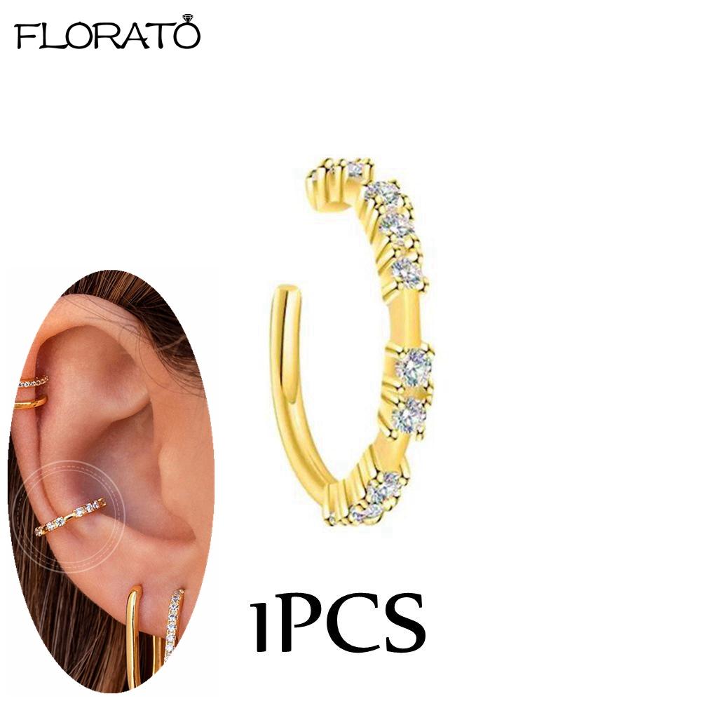 925 Silver Needle 11/13mm Small Hoop Earrings for Women Circle Piercing Huggie Earrings Multicolor Zircon Earrings Party Jewelry