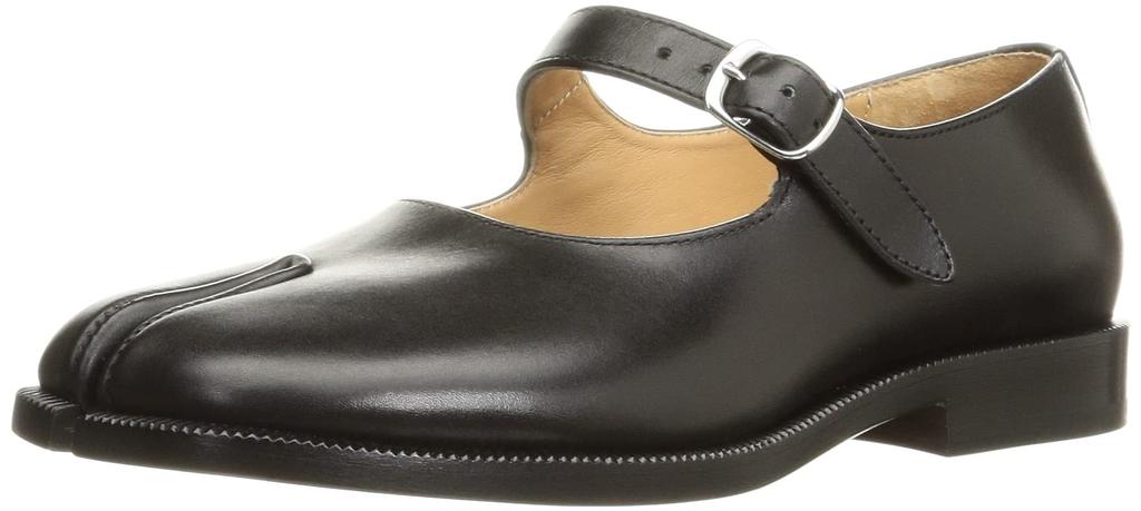 Maison Margiela Tabi Mary Jane Black Size S39WL0119-P3292 Women's 23.5cm [Used]