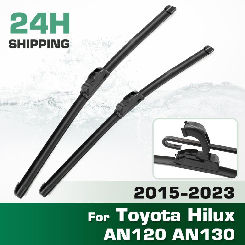 For Toyota Hilux AN120 AN130 2015-2023 2016 2017 2018 2019 Wiper Front Wiper Blades Windshield Windscreen Window Brush 22"+16