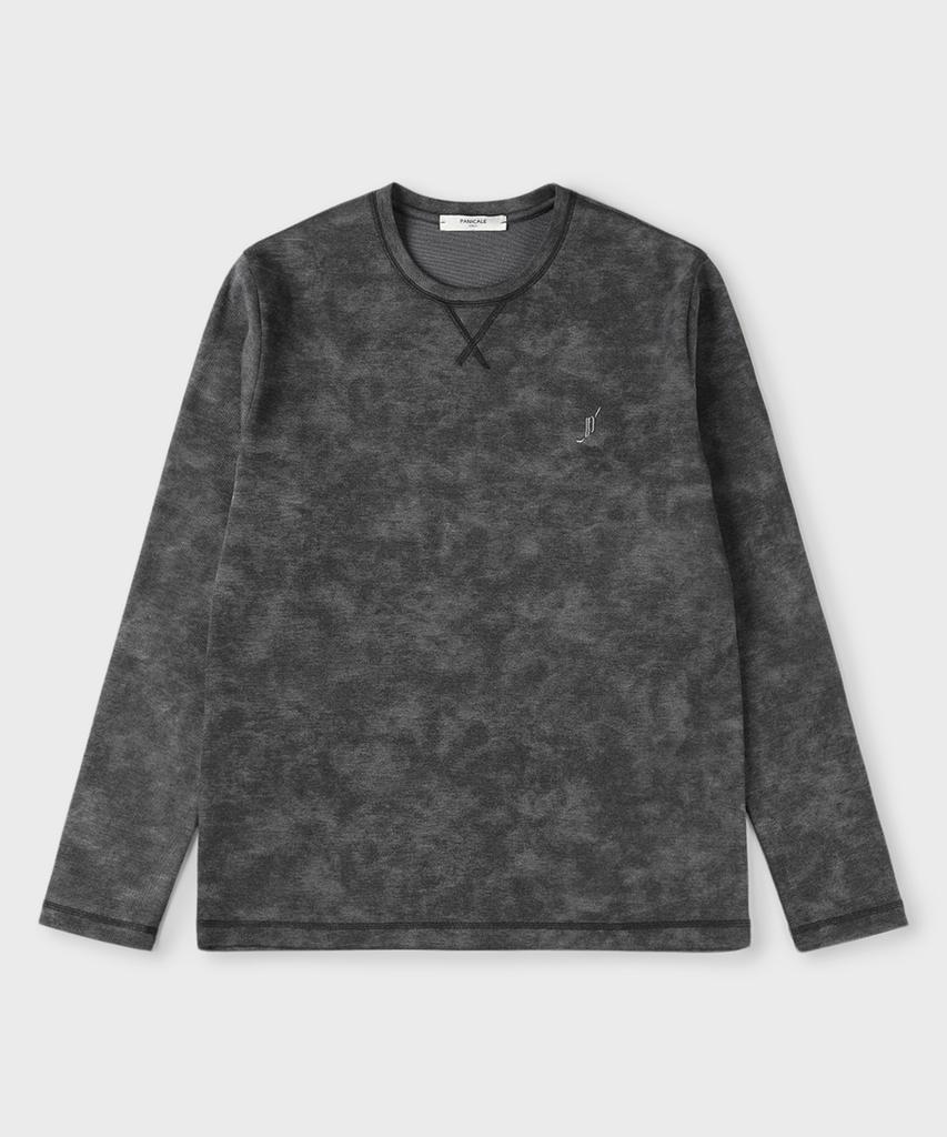 PANICALE Charcoal Golf Washed Long Sleeve T-Shirt