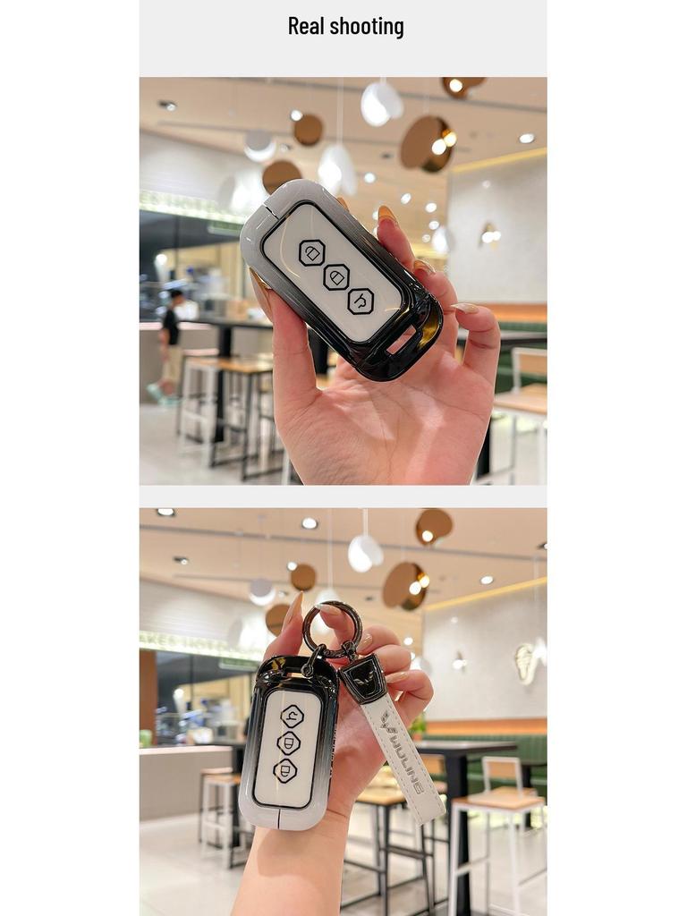 Wuling Schlüsselhülle für Xingguang S, Xingchen, Xingchi Plus, Jiachen, 5X und Cloud Modelle - Neue S2024 Metallschale