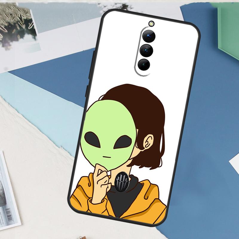 Alien Kawaii Kunsthülle Für ZTE Nubia Red Magic 9 10 11 8 8S 9S 10S Pro Plus 6 7 6S 7S Pro 5G 6R 10 Air Cover
