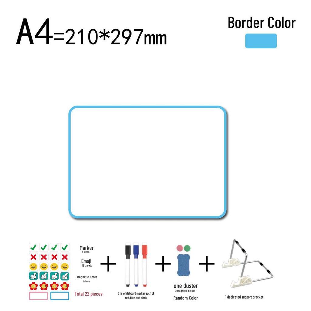 Double-Sided Magnetic Erasable Whiteboard for Office, Home, or Teaching
