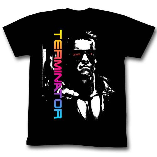Terminator Neon Terminator Black Adult TShirt Unisex T-Shirt L